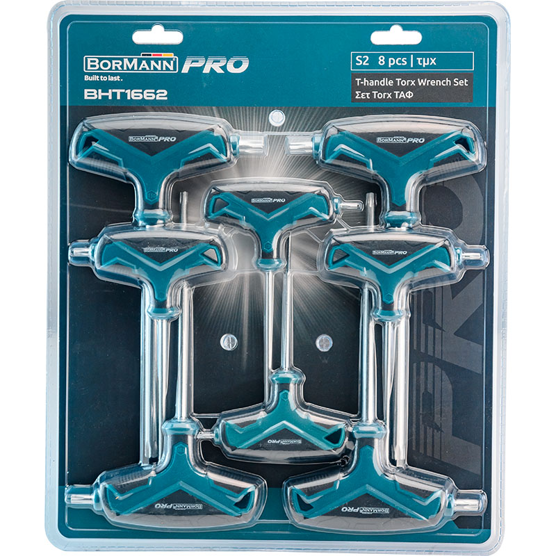 Set di 8 manici Torx a T